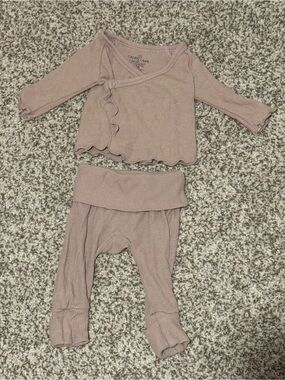 Caden Lane 2pc Waffle Crossover Top & Bottom | Mocha